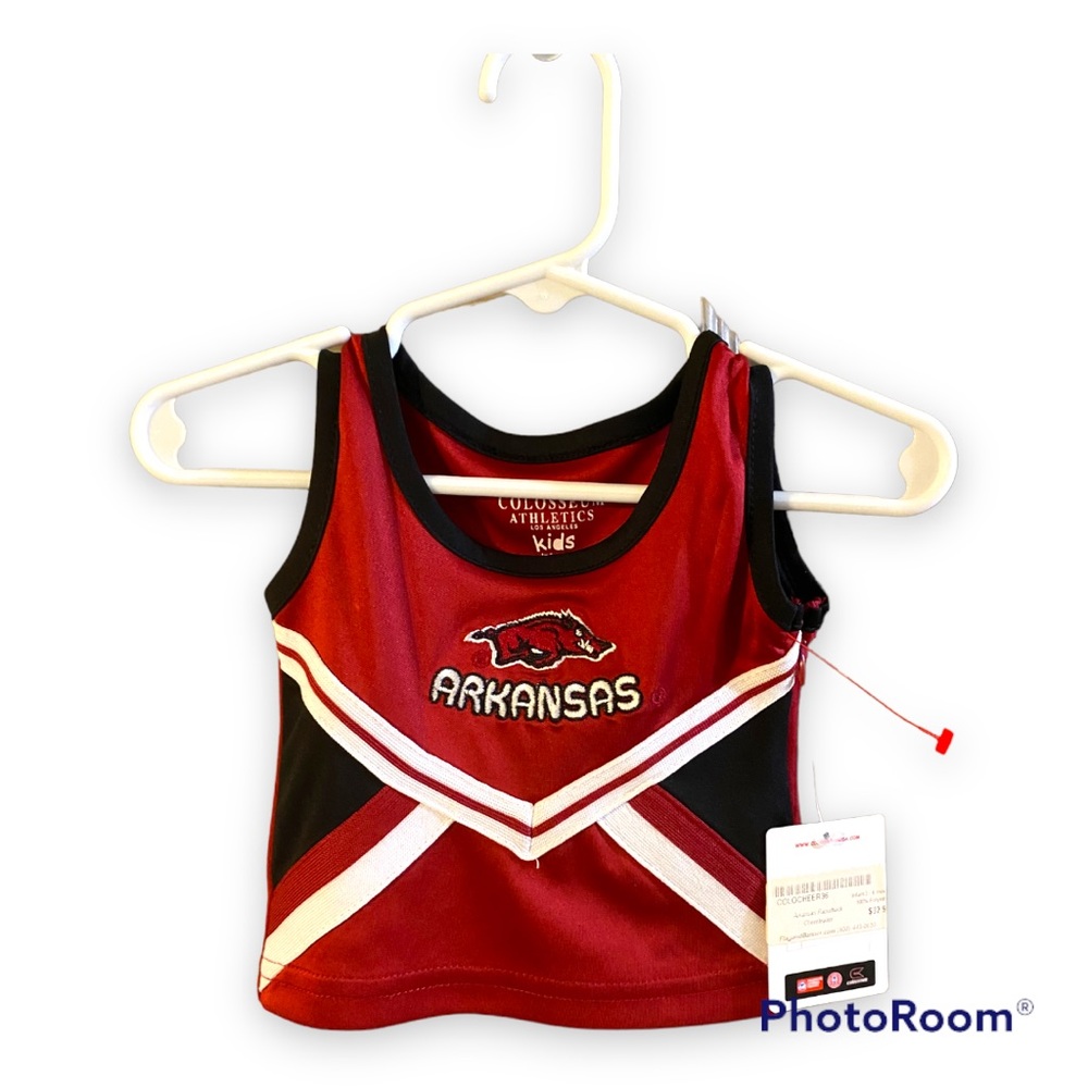 👶🏼NWT Arkansas Razorback Cheerleader Top